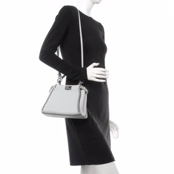 Fendi Nappa Micro Studded Mini Peekaboo - Picture 15 of 15